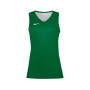 Femme Reversible Team Basketball-Pine Green-White