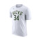 T-Shirt Nike Milwaukee Bucks Essential Association Edition Giannis Antetokounmpo