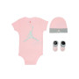 Body-bonnet-chaussons bébé Jumpman-Pink Foam