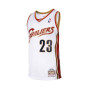 Swingman Cleveland Cavaliers - Lebron James 2003-White-White