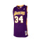 Maillot Mitchell & Ness Swingman Jersey Los Angeles Lakers Shaquille ONeal 1999