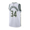 Maillot Nike Milwaukee Bucks Swingman Association Edition Giannis Antetokounmpo
