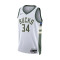 Maillot Nike Milwaukee Bucks Swingman Association Edition Giannis Antetokounmpo