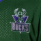 T-Shirt Mitchell & Ness Fashion Mesh V-Neck Milwaukee Bucks