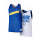 Maillot Mitchell & Ness Reversible Mesh Practice Tank Vintage Golden State Warriors