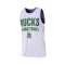 Top Mitchell & Ness Réversible Mesh Practice Tank Vintage Milwaukee Bucks
