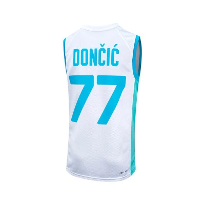 Maillot Enfant Équipe nationale de Slovénie Maillot Domicile Luka Doncic 2024