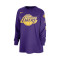 T-Shirt Nike à longues manches Los Angeles Lakers Essential