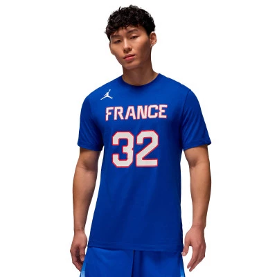 T-Shirt Équipe nationale de France Victor Wembanyama Fanswear 2024