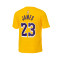 T-Shirt Nike Los Angeles Lakers Icon Edition Lebron James Preescolar