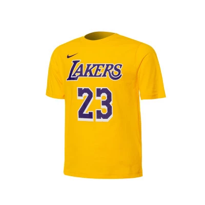 T-Shirt Los Angeles Lakers Icon Edition Lebron James Preescolar