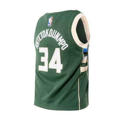 Maillot Préscolaire Milwaukee Bucks Icon Edition Giannis Antetokounmpo