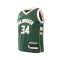 Maillot Nike Préscolaire Milwaukee Bucks Icon Edition Giannis Antetokounmpo
