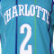 T-Shirt Mitchell & Ness Swingman Charlotte Hornets - Larry Johnson 1992-93