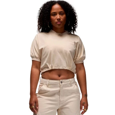 T-Shirt Femme Knit Cropped Top