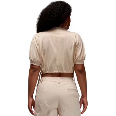 T-Shirt Femme Knit Cropped Top