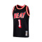 T-Shirt Mitchell & Ness Miami Heat Swingman Jersey - Chris Bosh 2013-14