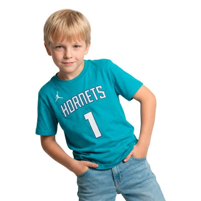 T-Shirt Enfant Charlotte Hornets Icon - Lamelo Ball