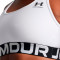 Brassière Under Armour Femme HeatGear Mid Branded