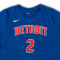 T-Shirt Nike Enfant Detroit Pistons Icon Edition Cade Cunningham
