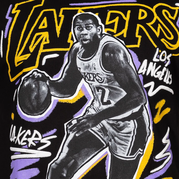camiseta-mitchell-ness-chalked-up-los-angeles-lakers-black-3
