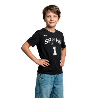 T-Shirt Enfant San Antonio Spurs Icon Edition Victor Wembanyama