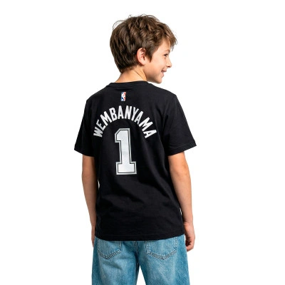 T-Shirt Enfant San Antonio Spurs Icon Edition Victor Wembanyama