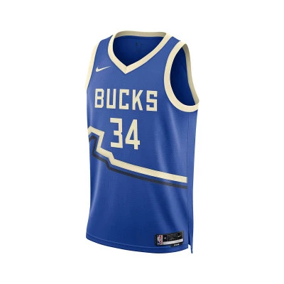 Maillot Enfant Milwaukee Bucks Giannis Antetokounmpo Swingman City Edition 2024-2025