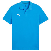 Polo teamGOAL Cotton EQPCBE Ignite Blue-White
