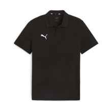 Polo teamGOAL Cotton EQPCBE Black-White