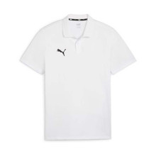 Polo teamGOAL Cotton EQPCBE White-Black