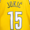 T-Shirt Mitchell & Ness NBA Yellow Jersey Denver Nuggets 2017 Nikola Jokic