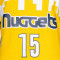 T-Shirt Mitchell & Ness NBA Yellow Jersey Denver Nuggets 2017 Nikola Jokic