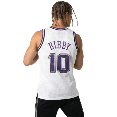 T-Shirt NBA White Jersey Kings 2001 Mike Bibby