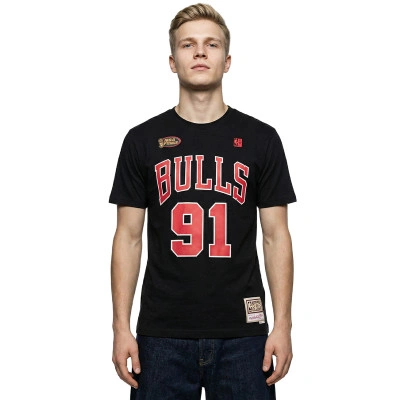 T-Shirt Name & Number Chicago Bulls Dennis Rodman