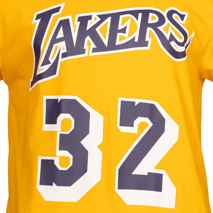 camiseta-mitchell-ness-name-number-tee-los-angeles-lakers-magic-johnson-yellow-3