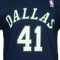 T-Shirt Mitchell & Ness Name & Number Dallas Mavericks Dirk Nowitzki