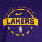 Sweat-shirt Nike Los Angeles Lakers Club Practice Fleece Crew