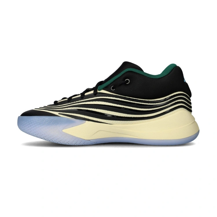 zapatillas-adidas-dame-x-core-black-warm-vanilla-collegiate-green-2