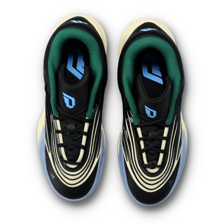 zapatillas-adidas-dame-x-core-black-warm-vanilla-collegiate-green-5