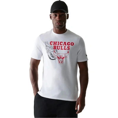 T-Shirt Chicago Bulls NBA Flame Graphic
