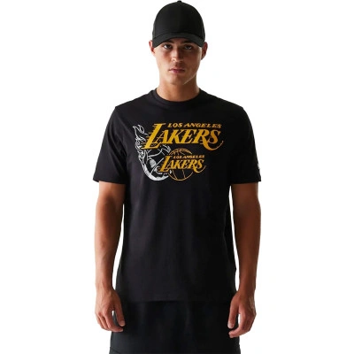T-Shirt Los Angeles Lakers NBA Flame Graphic