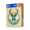 Puzzle en Bois Milwaukee Bucks Logo Taille S (150 Pieces)