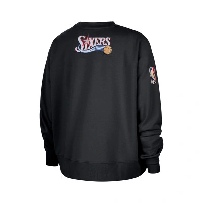 Sweat-shirt Femme Philadelphia 76Ers Hardwood Classics Fleece Crew Premium