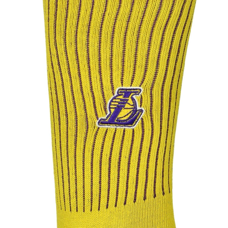 calcetines-stance-los-angeles-lakers-badged-crew-dorado-2