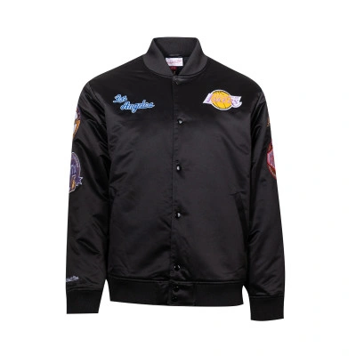 Veste Los Angeles Lakers Blackout Heavyweight Satin