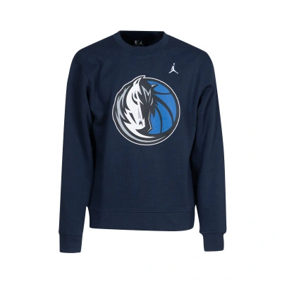 Sweat-shirt Dallas Mavericks Jumpman Crew Courtside Statement Enfant