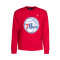 Sweat-shirt Jordan Philadelphia 76Ers Jumpman Crew Courtside Statement Enfant