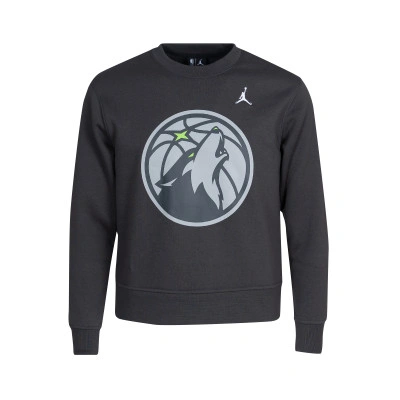 Sweat-shirt Minnesota Timberwolves Jumpman Crew Courtside Statement Enfant