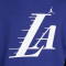 Sweat-shirt Jordan Los Angeles Lakers Jumpman Crew Courtside Statement Enfant